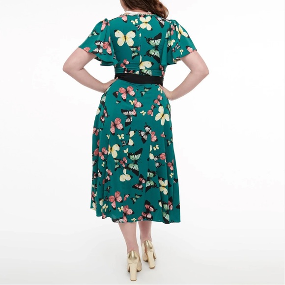 Uniquely vintage butterfly dress - Picture 2 of 9